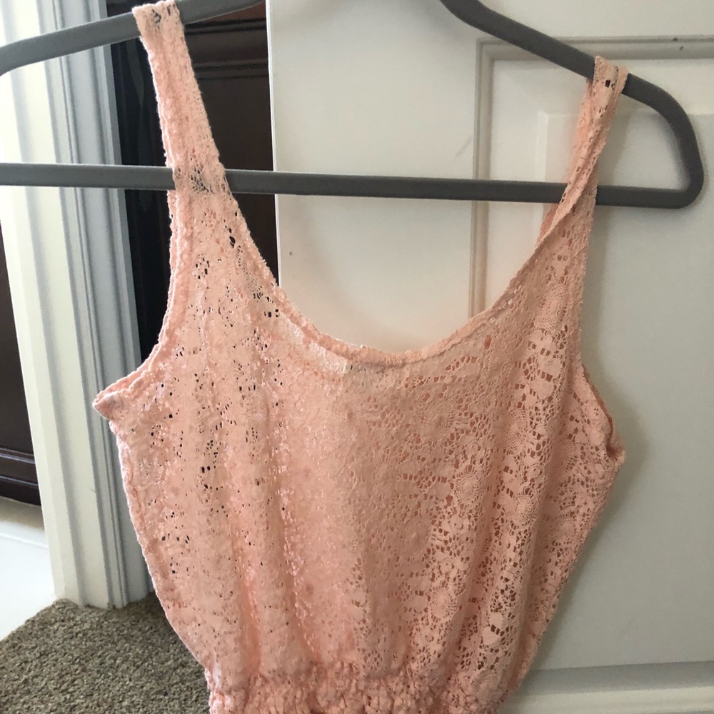 Pink crop top